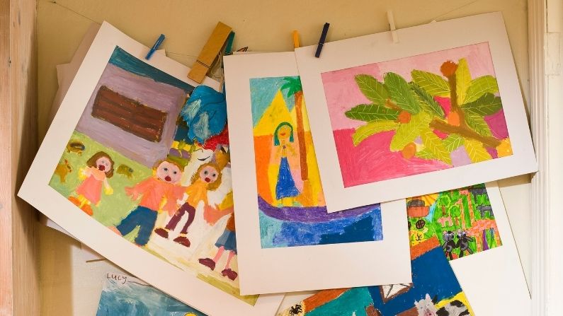 How to Display Children’s Artwork