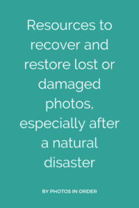Resources for photo recovery