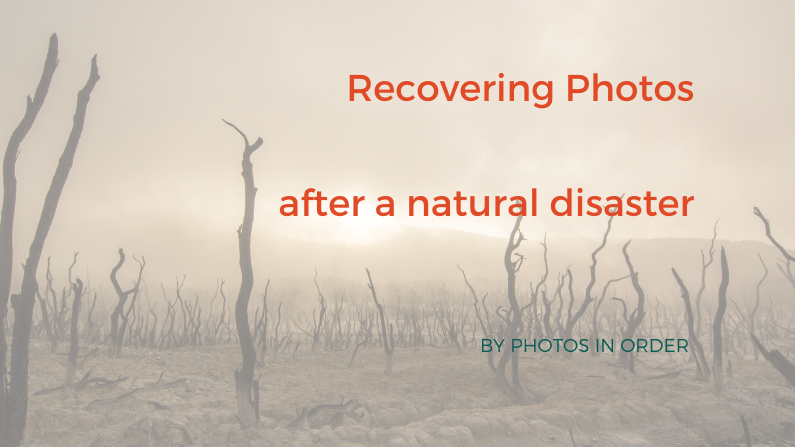 Recover photos after a bush fire or another natural disaster