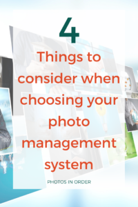 Choose a new photo management system