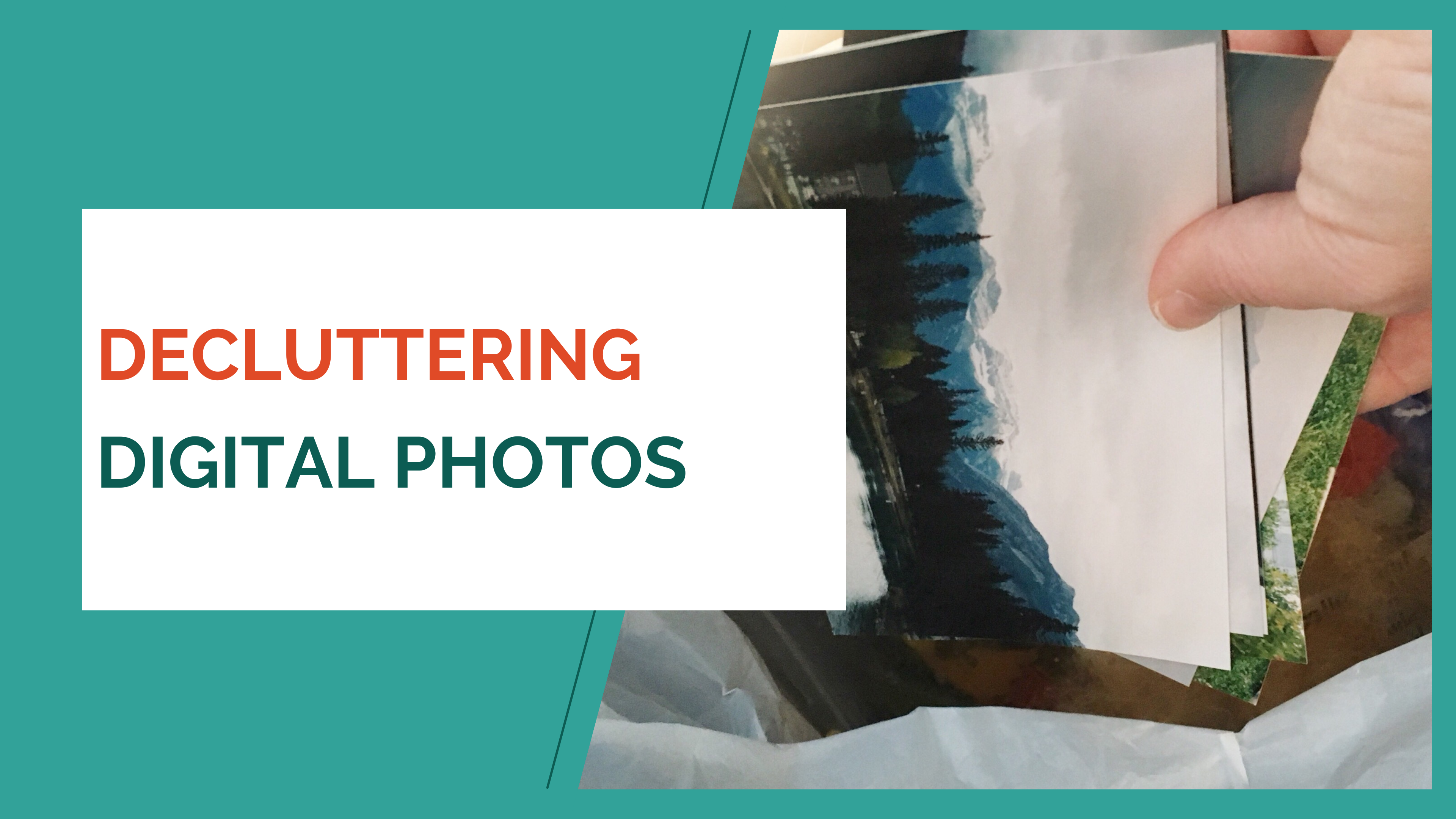 Decluttering digital photos